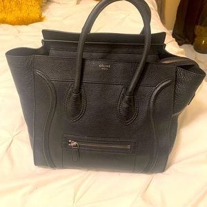 Celine mini luggage tote